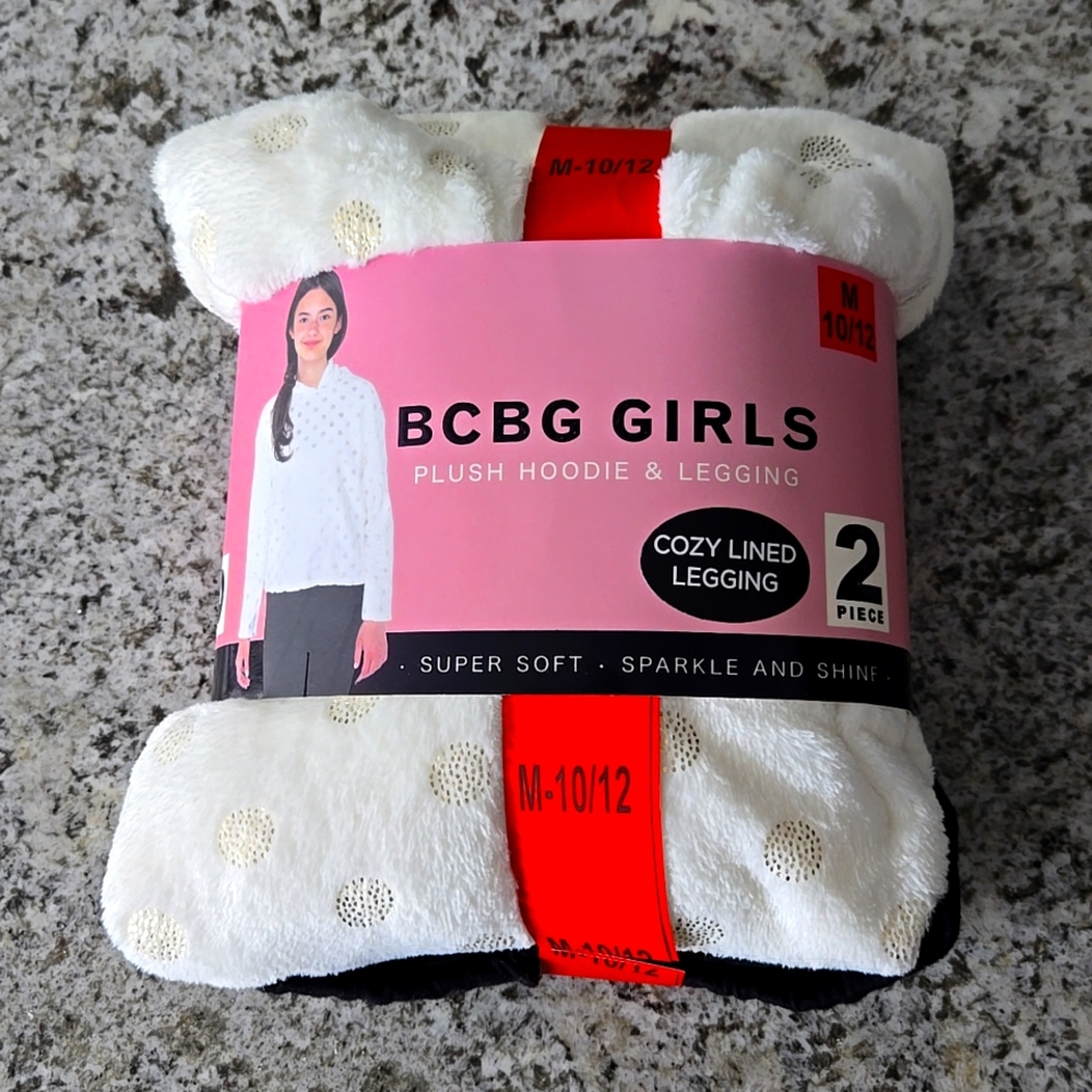 BCBG Girls Plush Hoodie & Legging